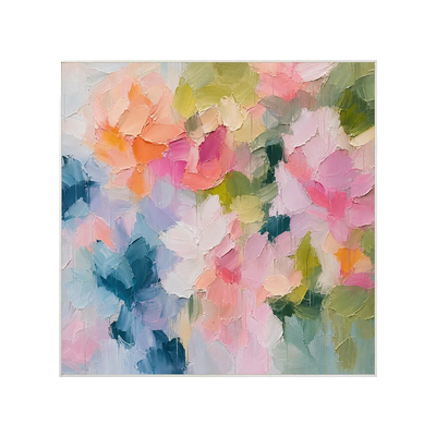 Blush Petal Floral Wall Art | Olyrel
