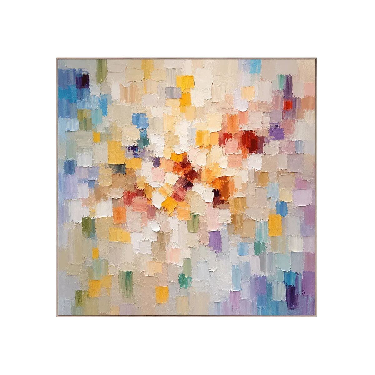 Mosaic Bloom Floral Wall Art | Olyrel