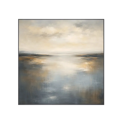 Silver Tide Seascape Wall Art | Olyrel