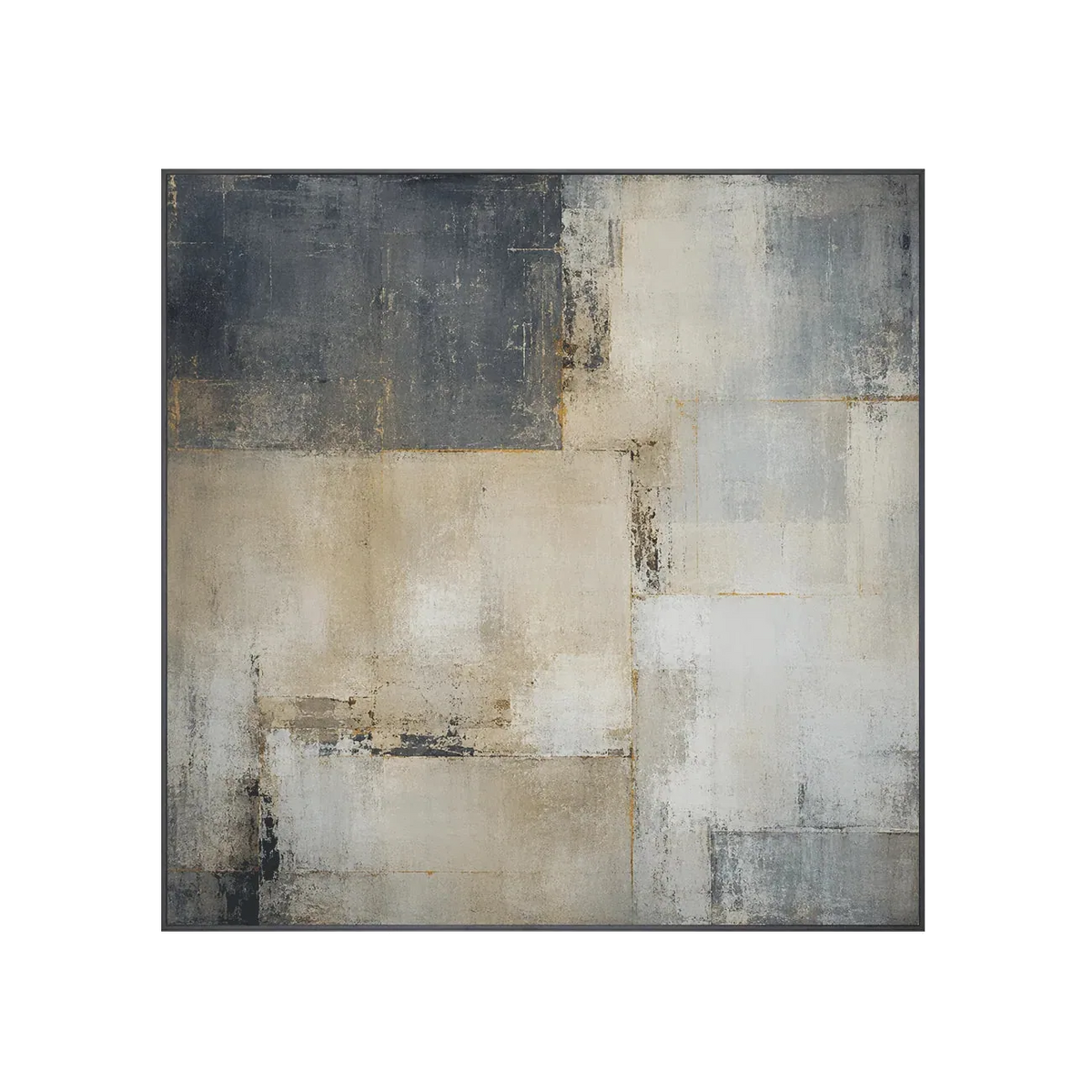 Stone Grid Abstract Wall Art | Olyrel