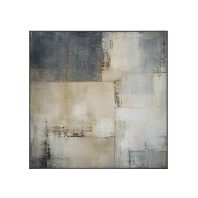 Stone Grid Abstract Wall Art | Olyrel