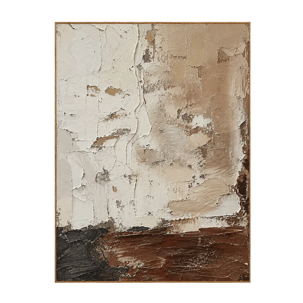 Earthen Divide Abstract Wall Art | Olyrel
