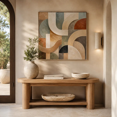 Terra Arches Abstract Wall Art room scene 4 | Olyrel