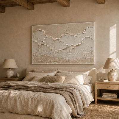Ivory Ridge Relief Wall Art room scene 4 | Olyrel