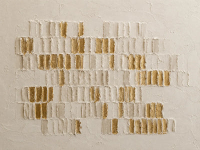 Gilded Mosaic Relief Wall Art room scene 1 | Olyrel