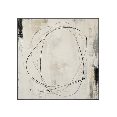Orbit Line Abstract Wall Art | Olyrel