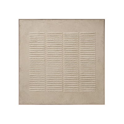 Linen Shutter Textured Wall Art | Olyrel