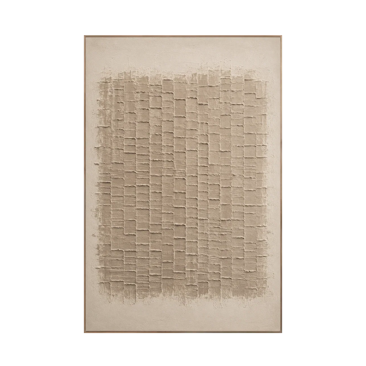 Woven Linen Textured Wall Art | Olyrel
