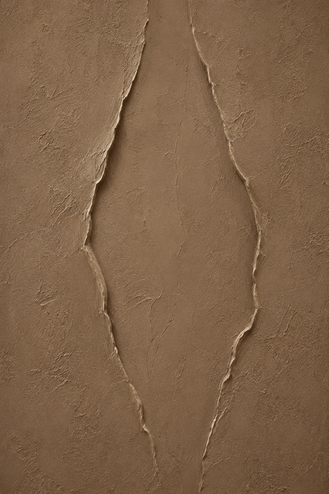 Original artwork view of Clay Rift Textured Wall Art | Olyrel