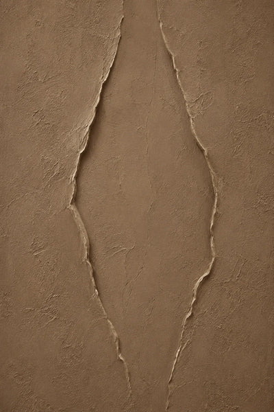 Original artwork view of Clay Rift Textured Wall Art | Olyrel