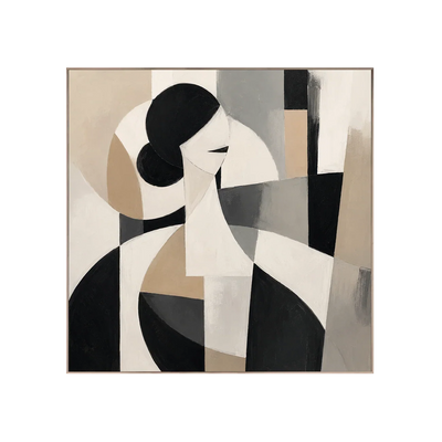 Monochrome Muse Figure Wall Art | Olyrel