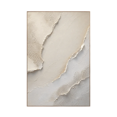 Quiet Plaster Textured Wall Art | Olyrel