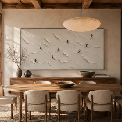 Drift Birds Textured Wall Art room scene 5 | Olyrel
