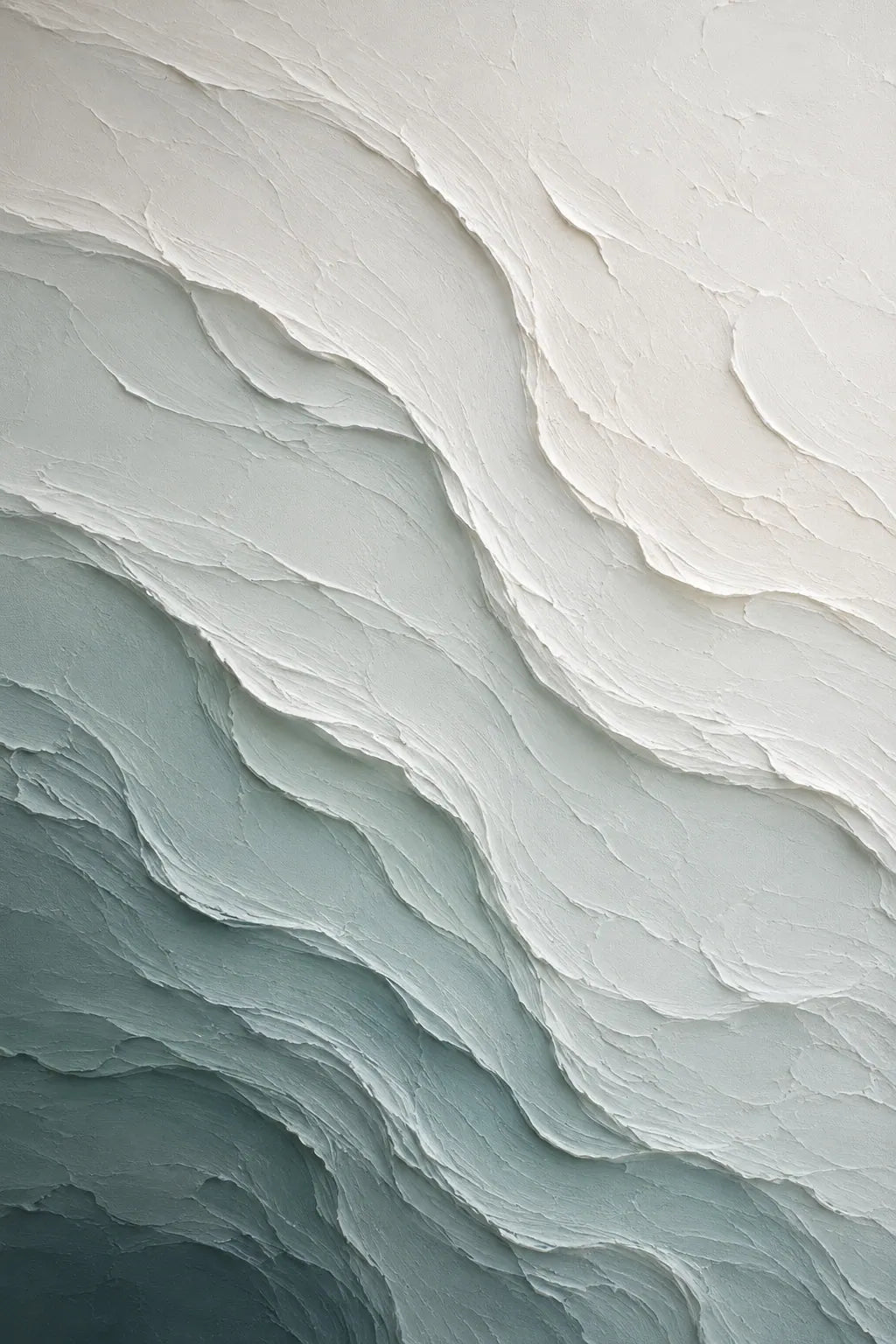 Aqua Ridge Textured Wall Art room scene 1 | Olyrel