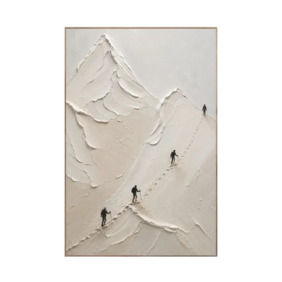 Quiet Summit Textured Wall Art | Olyrel
