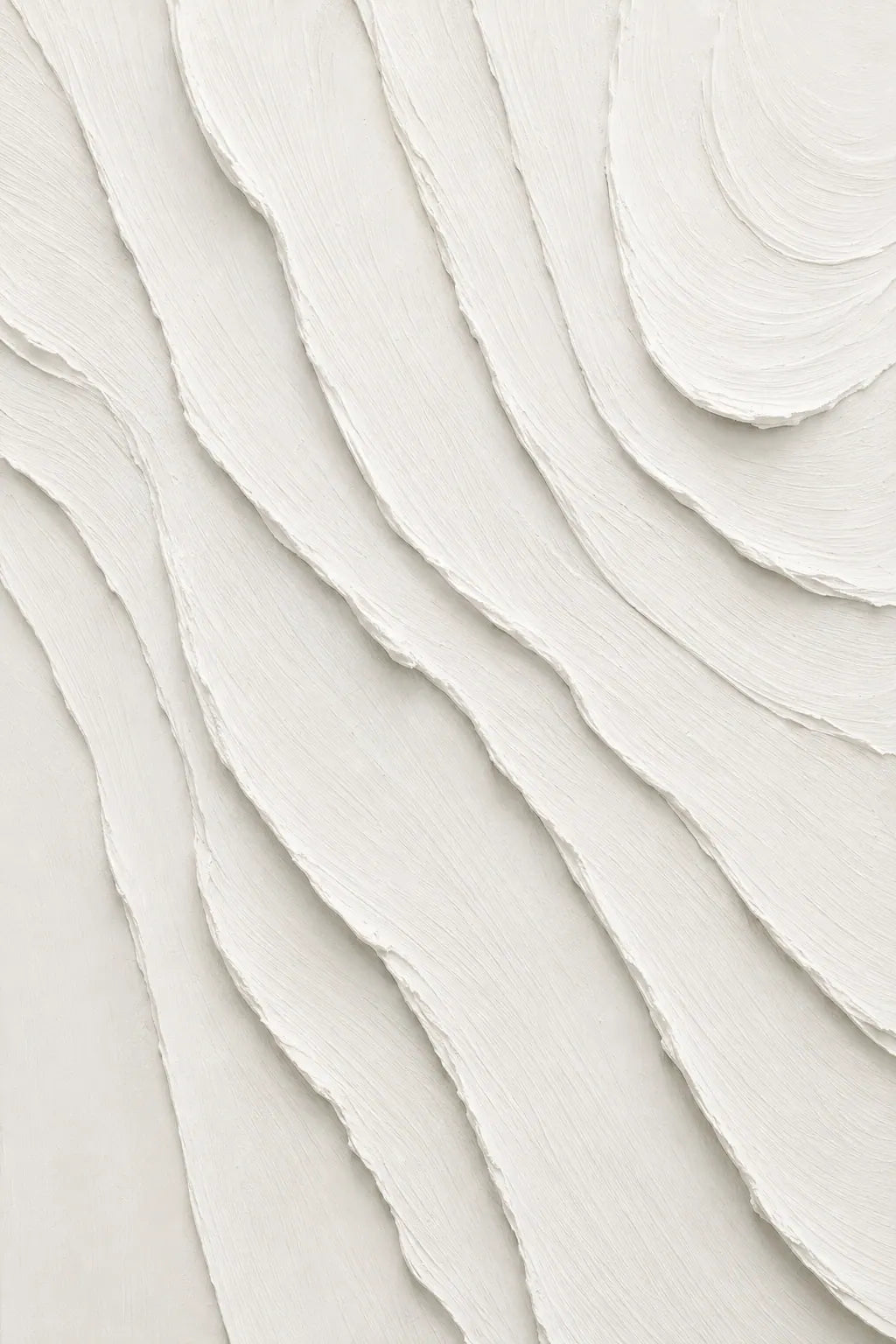 Ivory Flow Textured Wall Art room scene 1 | Olyrel