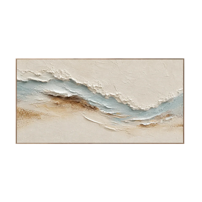 Sandy Tide Textured Wall Art | Olyrel