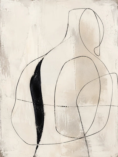 Line Muse Figure Wall Art room scene 1 | Olyrel