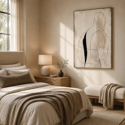 Line Muse Figure Wall Art room scene 6 | Olyrel