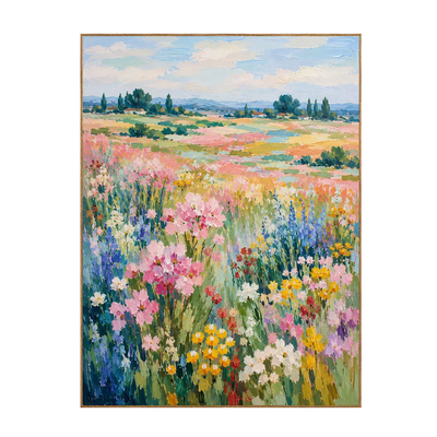 Meadow Glow Floral Wall Art | Olyrel