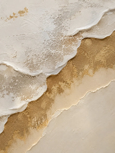 Gilded Ridge Textured Wall Art room scene 2 | Olyrel