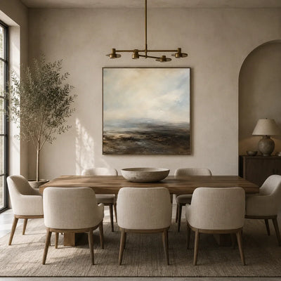 Quiet Shore Landscape Wall Art room scene 5 | Olyrel