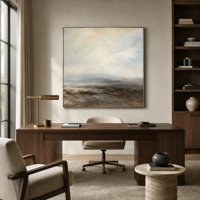 Quiet Shore Landscape Wall Art room scene 6 | Olyrel