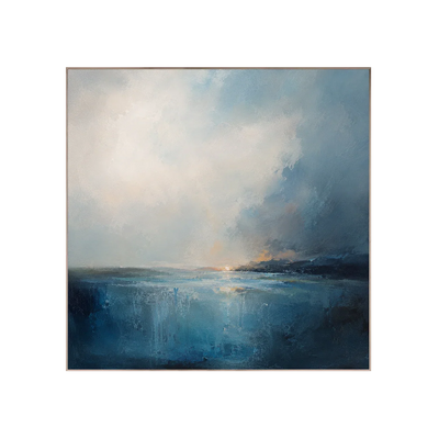 Blue Tide Seascape Wall Art | Olyrel