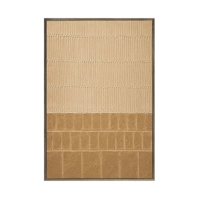 Sand Grid Textured Wall Art | Olyrel