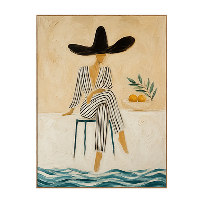 Citrus Muse Figure Wall Art | Olyrel