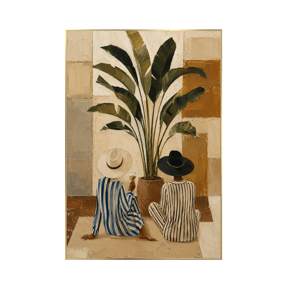 Tropical Vessel Still Life Wall Art | Olyrel