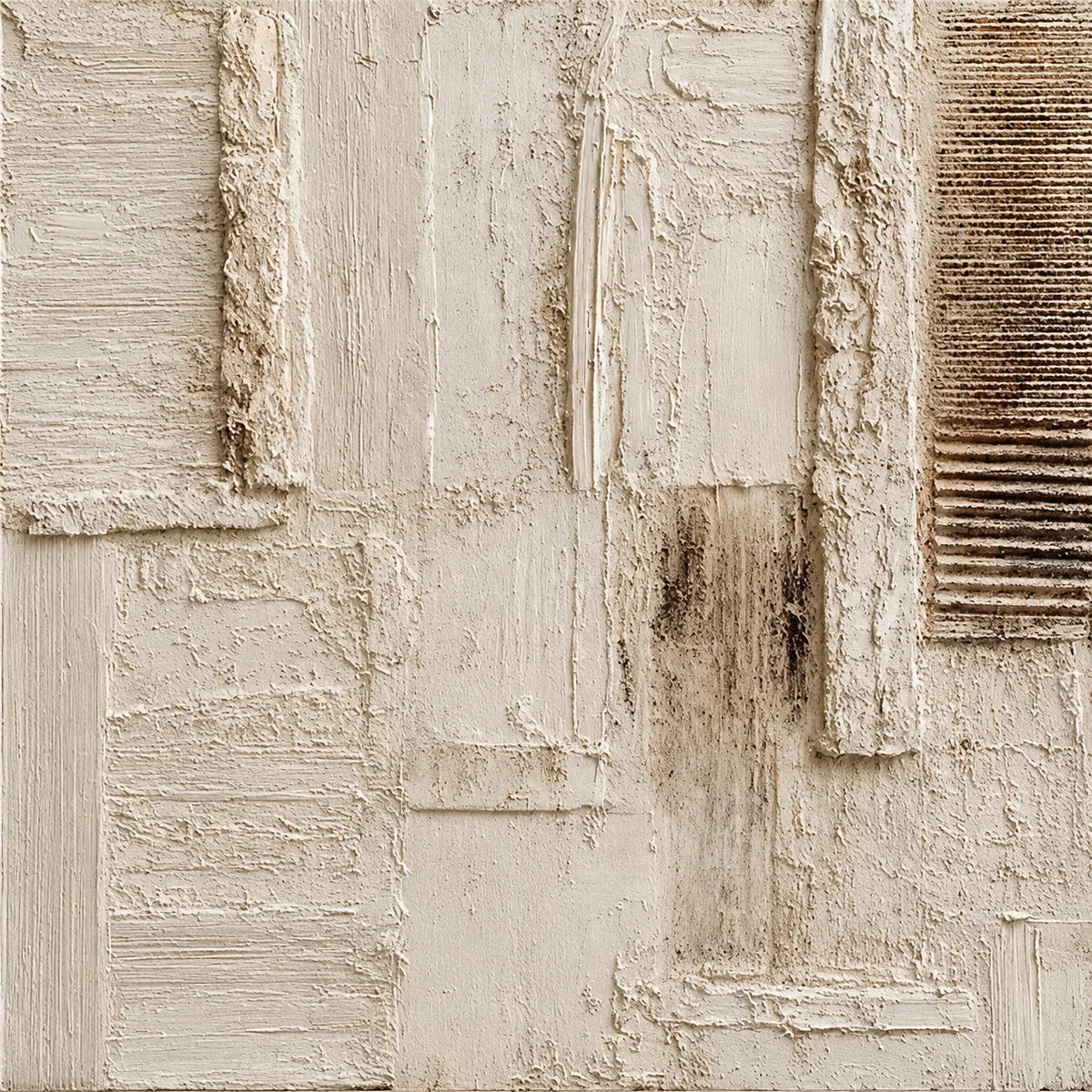 Original artwork view of Woven Blocks Textured Wall Art | Olyrel