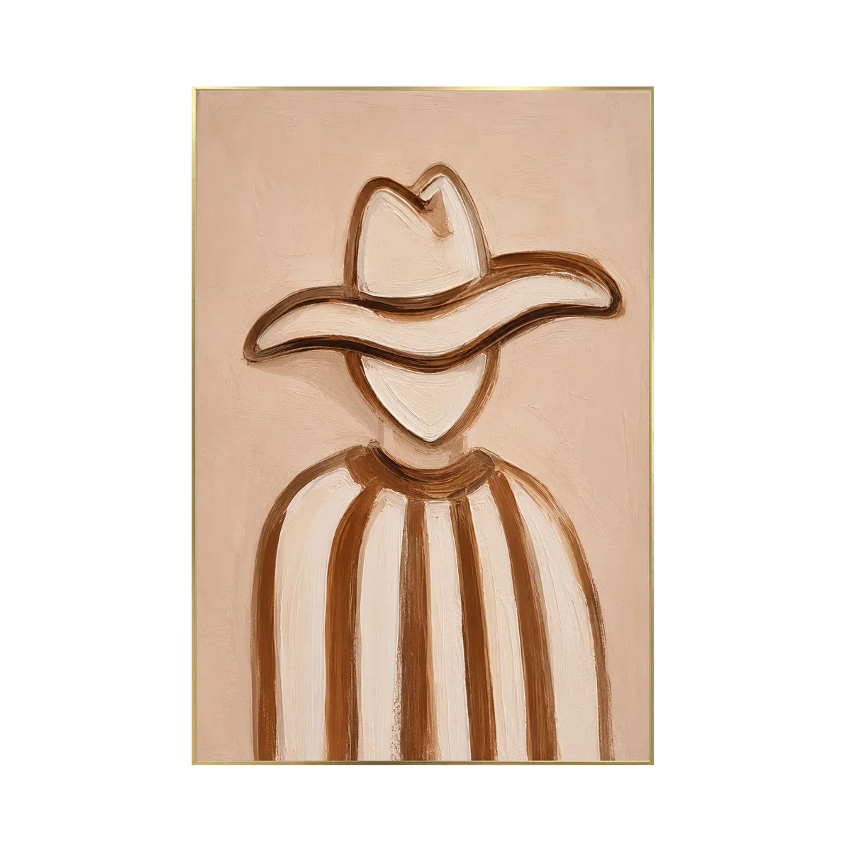 Western Contour Figure Wall Art | Olyrel