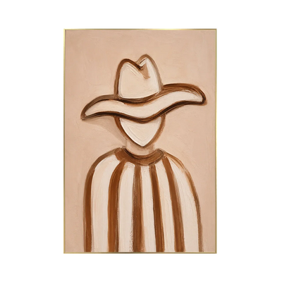 Western Contour Figure Wall Art | Olyrel