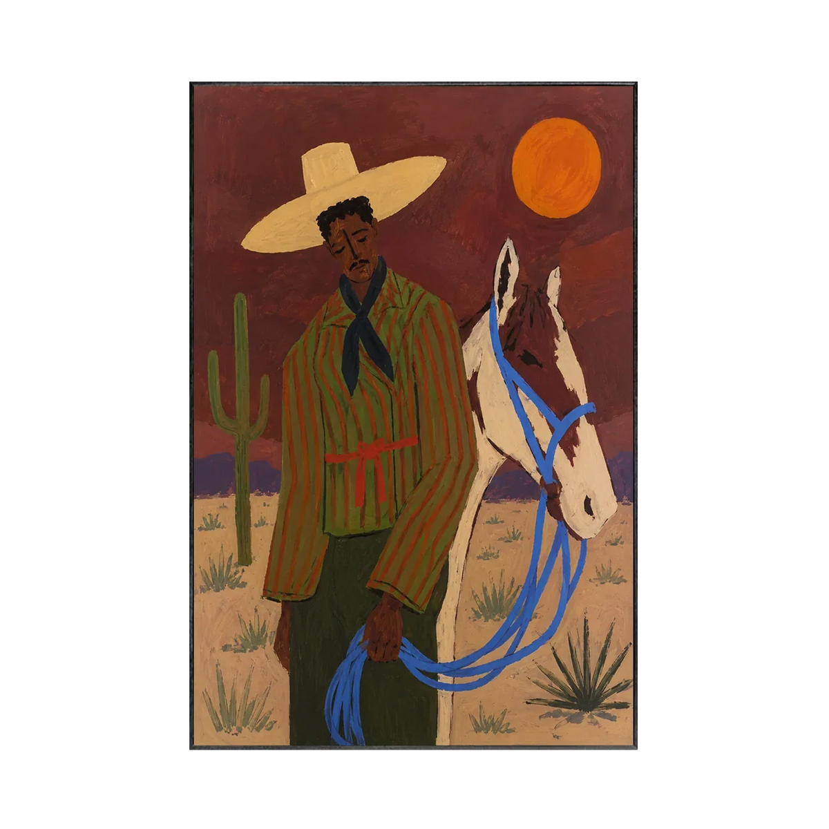 Desert Companion Horse Wall Art | Olyrel
