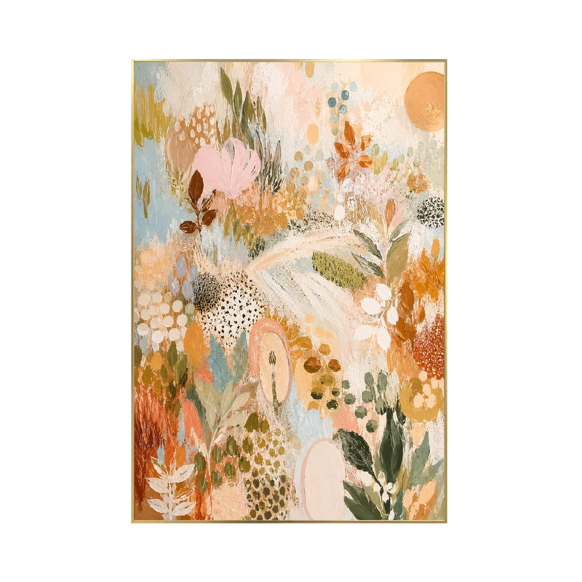 Pastel Botanica Floral Wall Art | Olyrel