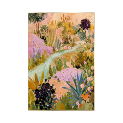 Wildflower Path Floral Wall Art | Olyrel