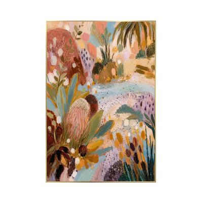 Desert Bloom Abstract Wall Art | Olyrel