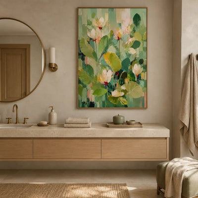 Spring Canopy Floral Wall Art styled interior scene 4 | Olyrel