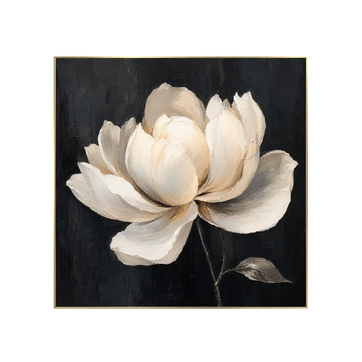 Midnight Magnolia Floral Wall Art | Olyrel