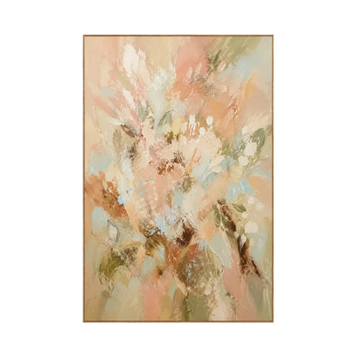 Pastel Bloom Floral Wall Art | Olyrel