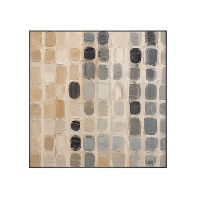 Quiet Matrix Abstract Wall Art | Olyrel
