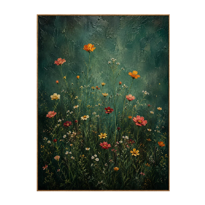 Forest Wildflower Floral Wall Art | Olyrel
