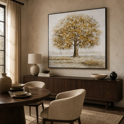 Pearl Blossom Tree Wall Art styled interior scene 3 | Olyrel