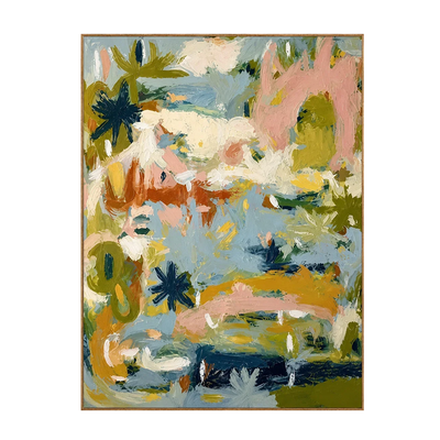 Pastel Thicket Abstract Wall Art | Olyrel