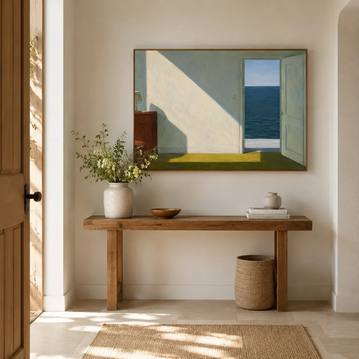 Sea Window Geometric Wall Art styled interior scene 3 | Olyrel
