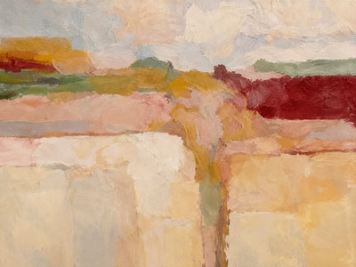 Blush Terraces Abstract Wall Art artwork view | Olyrel