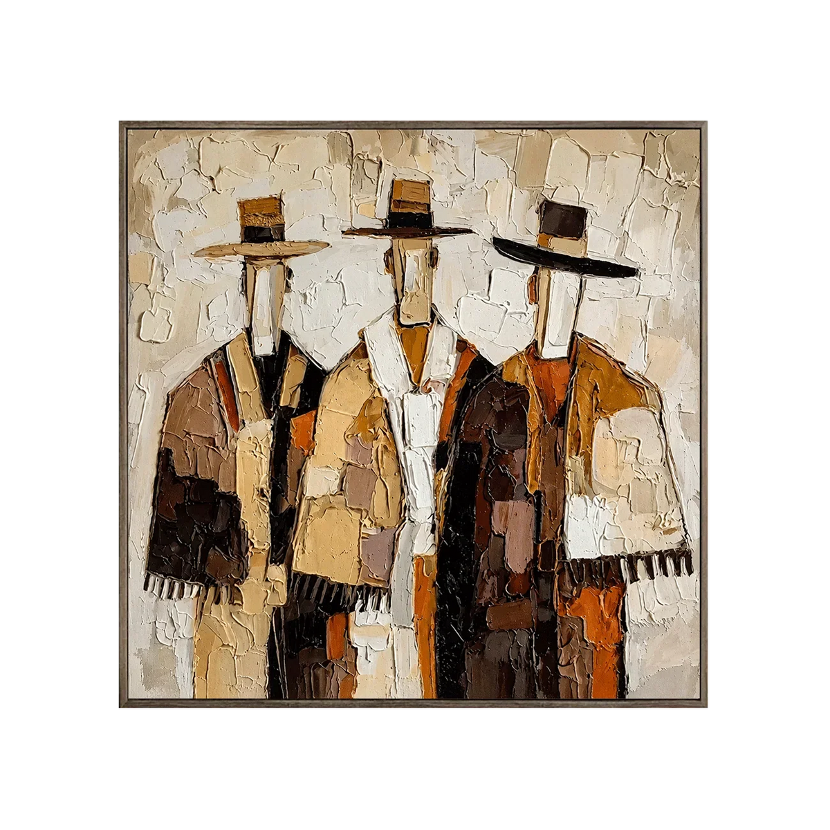 Western Duo Figure Wall Art | Olyrel