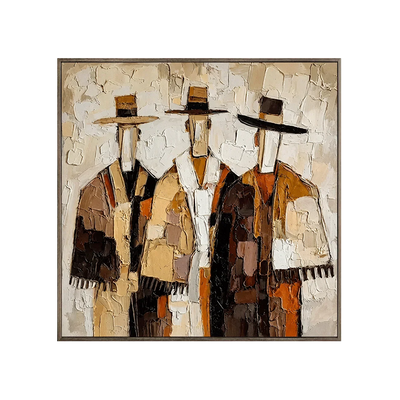 Western Duo Figure Wall Art | Olyrel