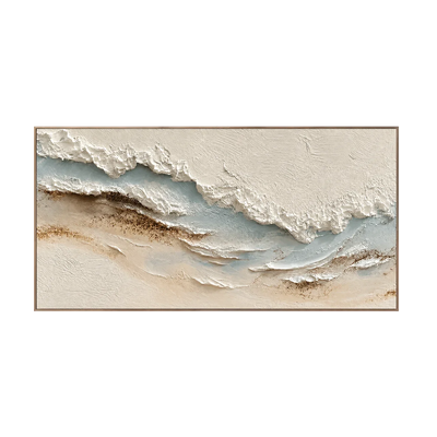 Coastal Drift Textured Wall Art | Olyrel